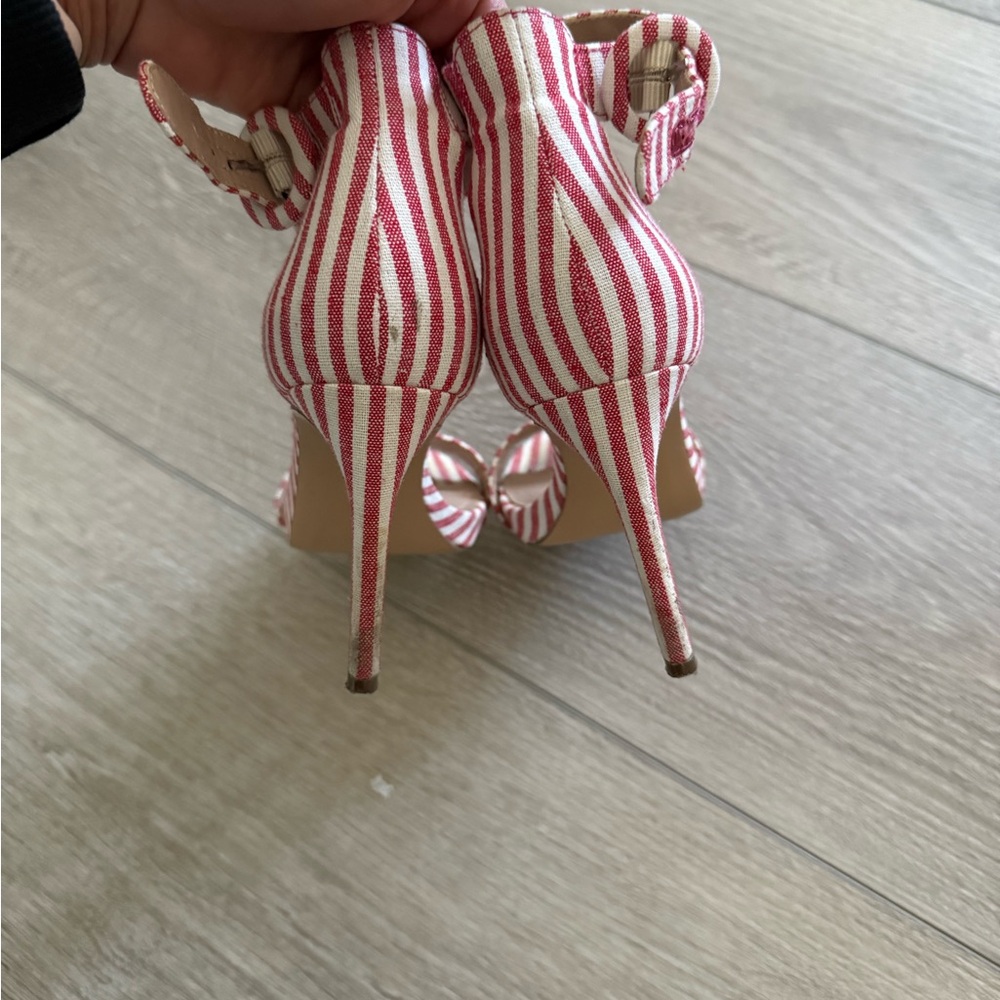 Anthropologies - Charles by Charles David Striped Heels ❤️‍🔥 - Picture 4 of 5